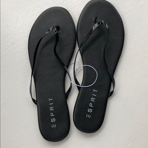 Esprit Black Flip Flops